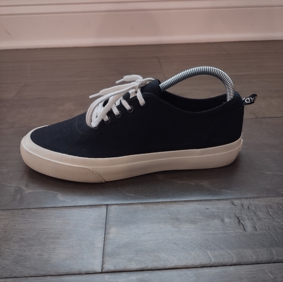 Everlane Tread The Forever Sneaker Black Canvas Lace Up - Picture 11 of 13